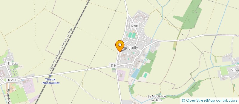 localisation de l'entreprise MADAME KELLY GOUALA à JUILLY