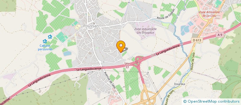 localisation de l'entreprise MADAME KELLY GRUSELLE  POUSSAN