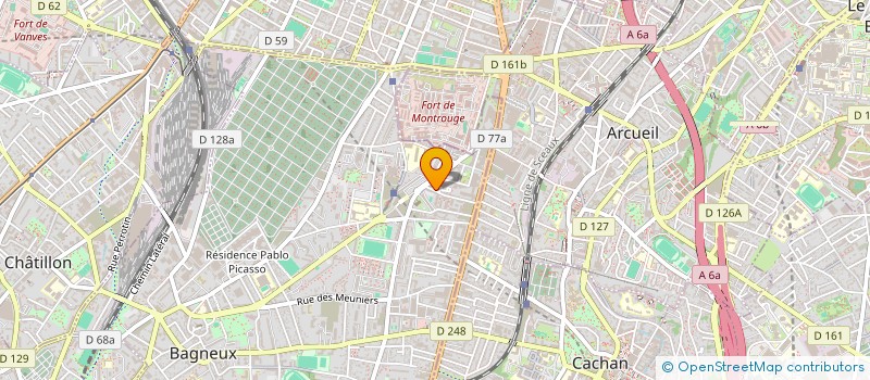 localisation de l'entreprise MADAME KELLY GUEDES à BAGNEUX