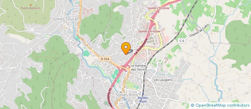 localisation de l'entreprise MADAME KELLY HAWRYHUK--ALUNNI  SOLLIES-PONT