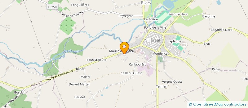 localisation de l'entreprise MADAME KELLY HAYMAN  VILLEREAL