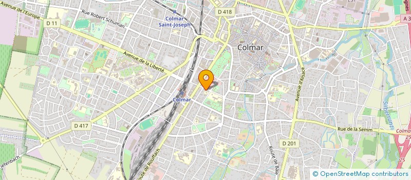 localisation de l'entreprise MADAME KELLY HENAO JARAMILLO  COLMAR