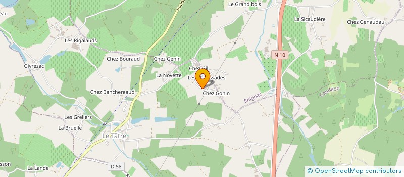 localisation de l'entreprise MADAME KELLY HERBRETEAU  LE TATRE