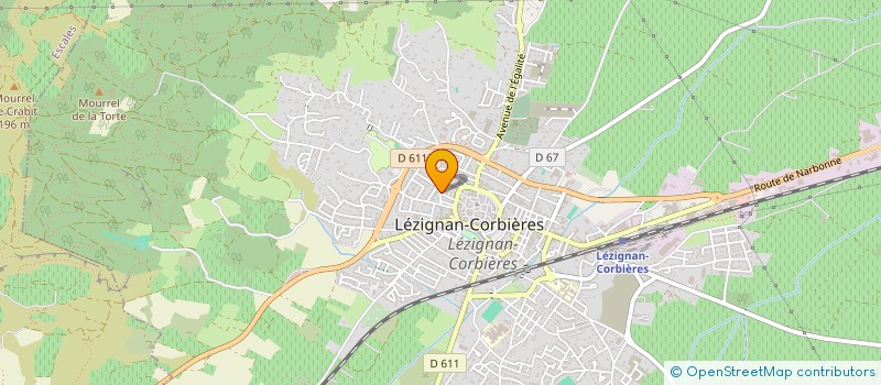 localisation de l'entreprise MADAME KELLY HILLAIRET  LEZIGNAN-CORBIERES