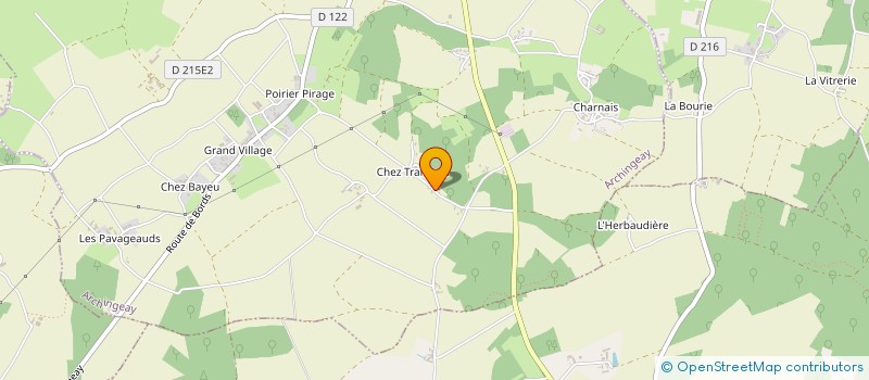 localisation de l'entreprise MADAME KELLY HUGON  ARCHINGEAY