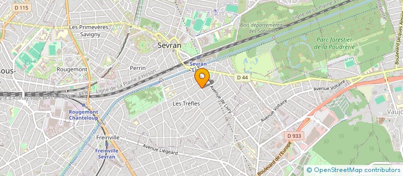 localisation de l'entreprise MADAME KELLY JULIE  SEVRAN