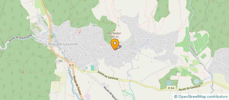 localisation de l'entreprise MADAME KELLY LABORDE  ROQUEBRUSSANNE LA