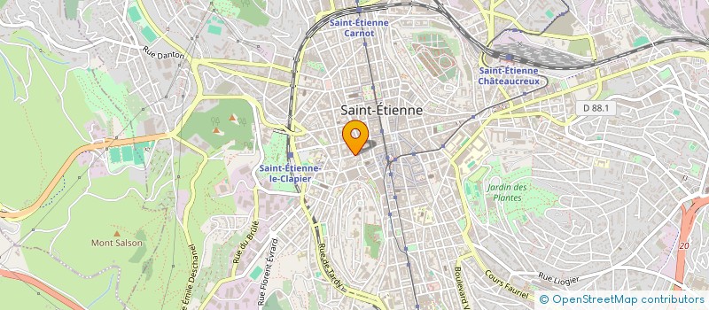 localisation de l'entreprise MADAME KELLY LAMRI à SAINT-ETIENNE