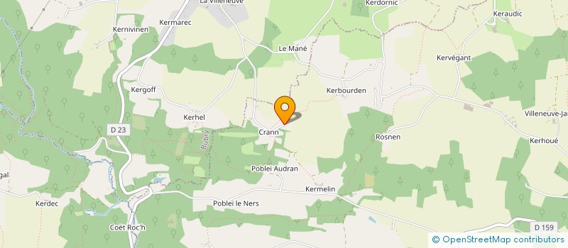 localisation de l'entreprise MADAME KELLY LE BRIS  QUISTINIC