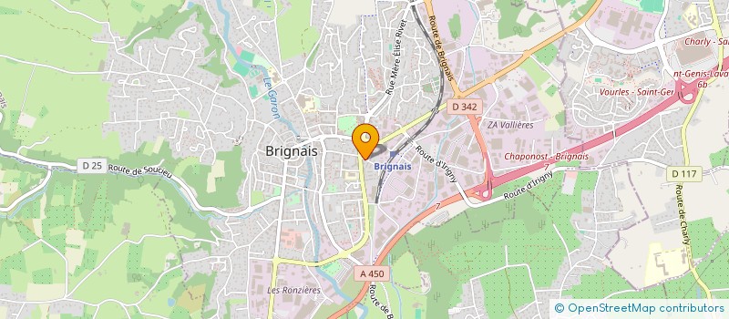 localisation de l'entreprise MADAME KELLY LEFELLE  BRIGNAIS