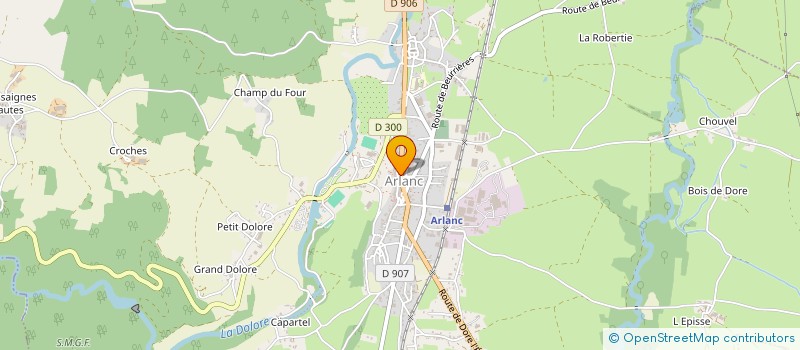 localisation de l'entreprise MADAME KELLY LEGRAND  ARLANC