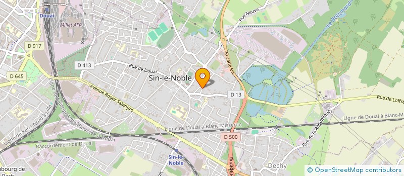 localisation de l'entreprise MADAME KELLY LEGRAND  SIN-LE-NOBLE