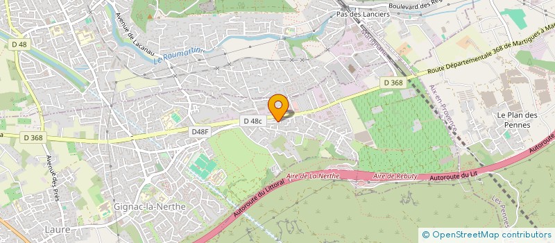 localisation de l'entreprise MADAME KELLY LEGRANGER  GIGNAC-LA-NERTHE