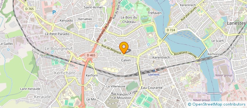 localisation de l'entreprise MADAME KELLY LEMONNIER  LORIENT