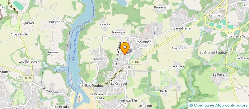 localisation de l'entreprise MADAME KELLY LEPEINTEUR  GUIDEL