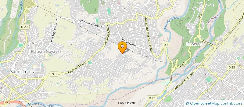 localisation de l'entreprise MADAME KELLY LEPERLIER  SAINT-LOUIS