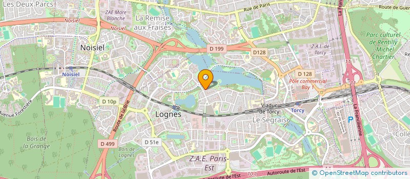 localisation de l'entreprise MADAME KELLY LIN TARET à LOGNES