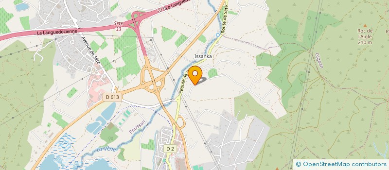 localisation de l'entreprise MADAME KELLY LLINARES  BALARUC-LE-VIEUX