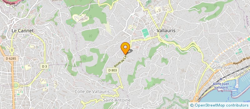 localisation de l'entreprise MADAME KELLY LUCHT  VALLAURIS