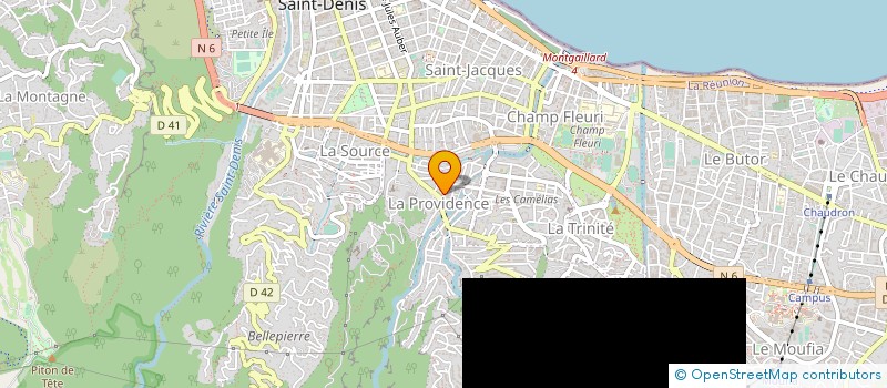 localisation de l'entreprise MADAME KELLY M HOUMADIM SA à SAINT-DENIS