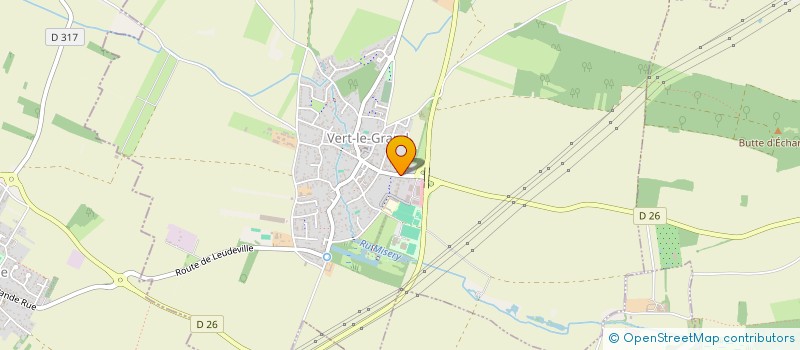 localisation de l'entreprise MADAME KELLY MAGUER  VERT-LE-GRAND