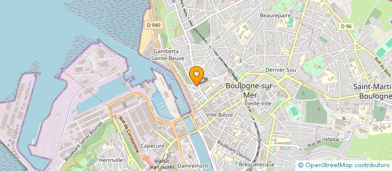 localisation de l'entreprise MADAME KELLY MAILLOT  BOULOGNE-SUR-MER