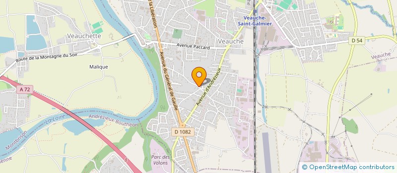 localisation de l'entreprise MADAME KELLY MALEYSSON  VEAUCHE