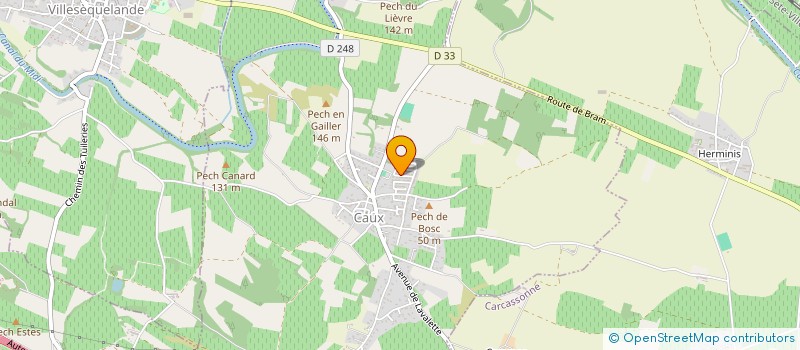 localisation de l'entreprise MADAME KELLY MARTINEZ  CAUX-ET-SAUZENS