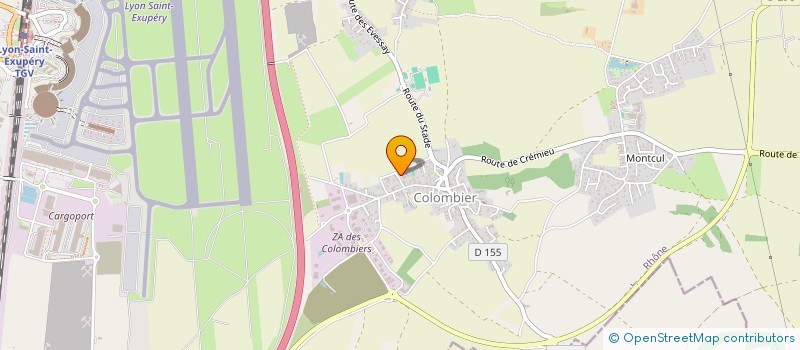 localisation de l'entreprise MADAME KELLY MARTINEZ ZUBIAUR  COLOMBIER-SAUGNIEU