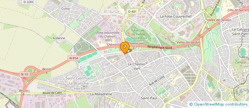localisation de l'entreprise MADAME KELLY MAUDUIT à CAEN
