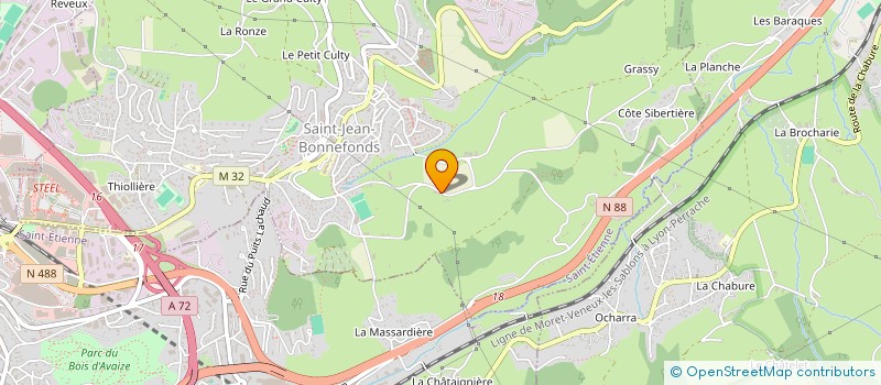 localisation de l'entreprise MADAME KELLY MAY  SAINT-JEAN-BONNEFONDS