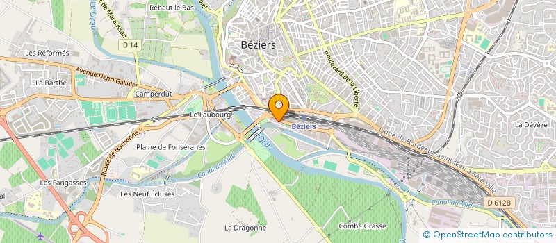 localisation de l'entreprise MADAME KELLY MEDEUF à BEZIERS