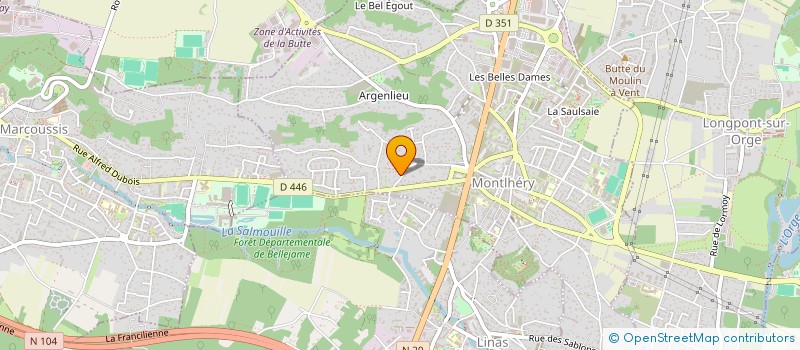 localisation de l'entreprise MADAME KELLY MICHEL-JUAN  MONTLHERY