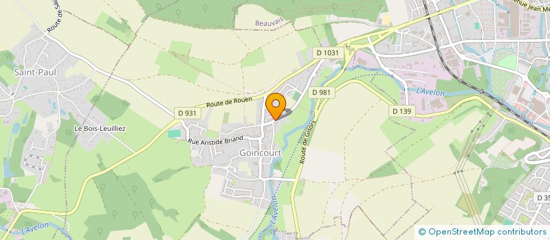 localisation de l'entreprise MADAME KELLY MORAINVILLE  GOINCOURT