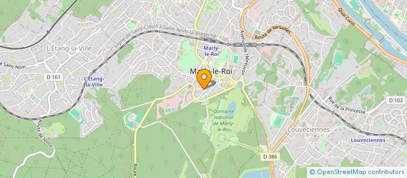 localisation de l'entreprise MADAME KELLY MOURLHON  MARLY-LE-ROI