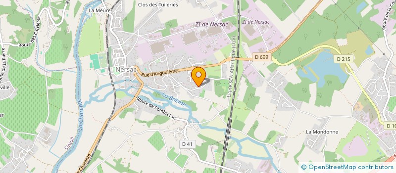 localisation de l'entreprise MADAME KELLY NEVEUX  NERSAC