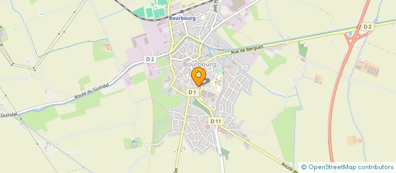 localisation de l'entreprise MADAME KELLY PECRIAUX à BOURBOURG