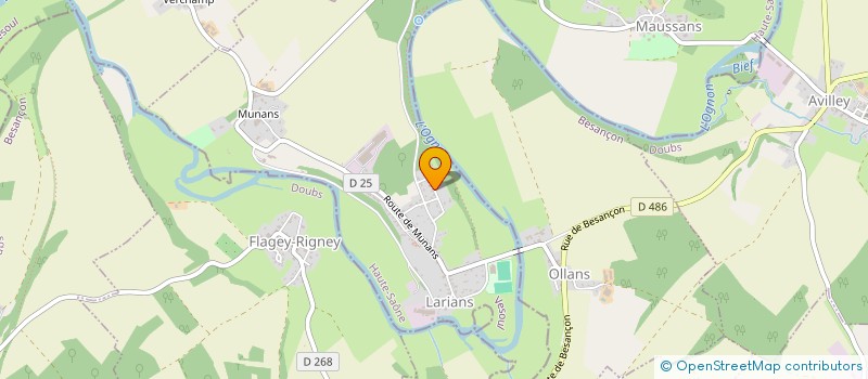 localisation de l'entreprise MADAME KELLY PELLISSARD  LARIANS-ET-MUNANS