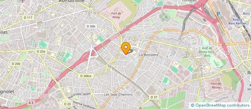 localisation de l'entreprise MADAME KELLY PEREIRA ARAUJO à MONTREUIL