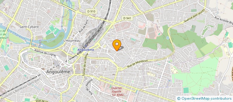 localisation de l'entreprise MADAME KELLY PIERRE à ANGOULEME