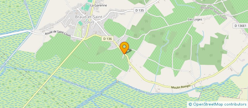 localisation de l'entreprise MADAME KELLY PINCHON à BRAUD-ET-SAINT-LOUIS