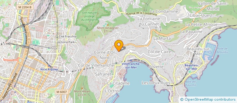 localisation de l'entreprise MADAME KELLY PREHN  VILLEFRANCHE-SUR-MER