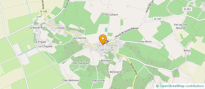 localisation de l'entreprise MADAME KELLY REAU  SAINT-THOMAS-DE-CONAC