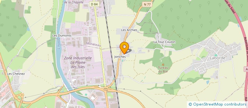 localisation de l'entreprise MADAME KELLY REDOUTE à AUXERRE