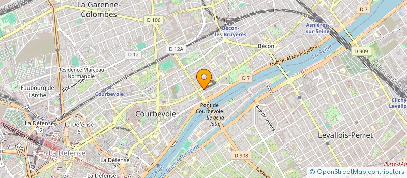 localisation de l'entreprise MADAME KELLY REMBERT à COURBEVOIE