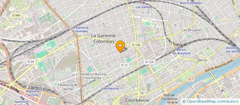 localisation de l'entreprise MADAME KELLY SAFFAR à LA GARENNE-COLOMBES