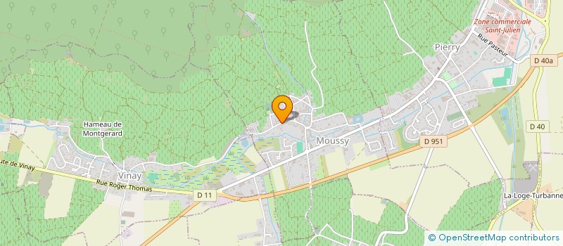 localisation de l'entreprise MADAME KELLY SAINZELLE  MOUSSY