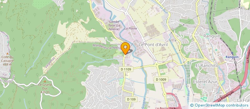 localisation de l'entreprise MADAME KELLY SOTIERE  MANDELIEU-LA-NAPOULE