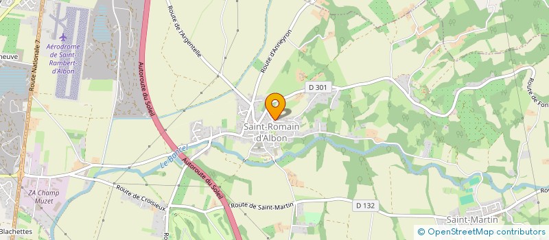 localisation de l'entreprise MADAME KELLY SOUSSAN  ALBON