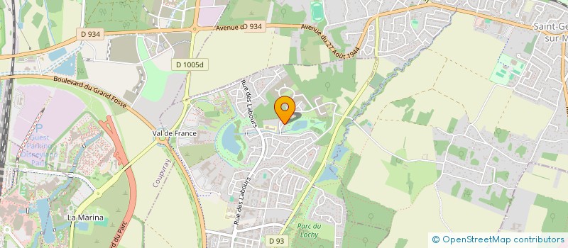 localisation de l'entreprise MADAME KELLY SOUVANNACHAKHAM  MAGNY-LE-HONGRE